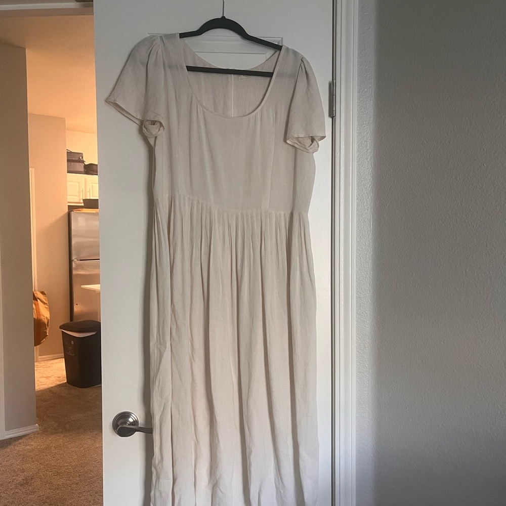 Christy Dawn Cream Scarlet Dress XL